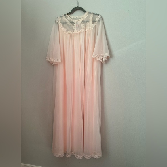 Vintage Shadowline night gown 2 piece - Picture 1 of 10